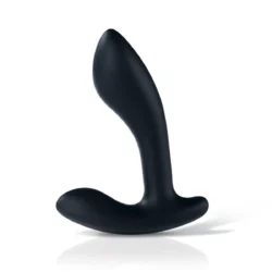 Mystim Flexing Flavio Anaal Plug van zwart medisch siliconen, flexibel en spatwaterdicht