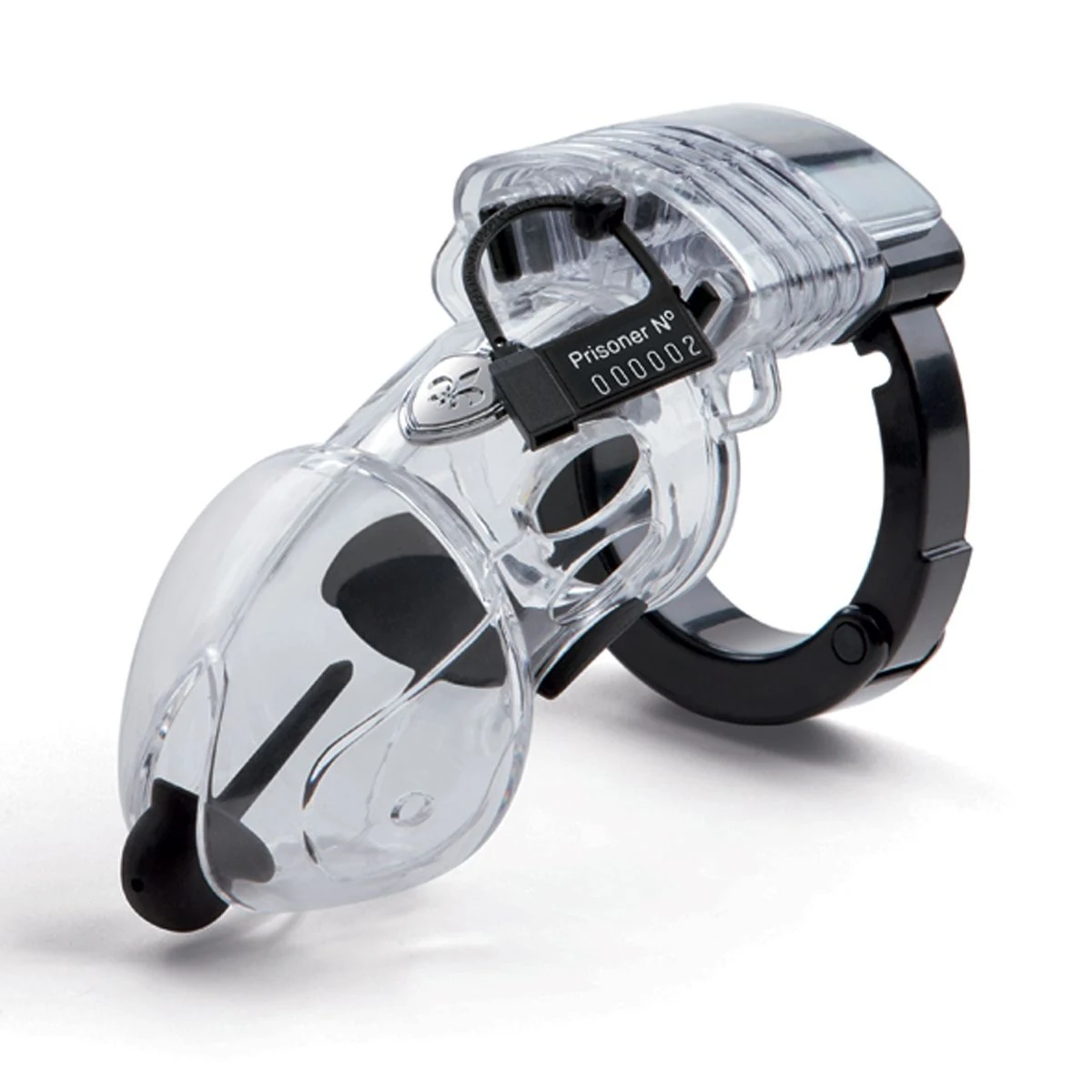 Mystim Pubic Enemy No 2 kuisheidskooi met metalen hangslot, 2 sleutels en 5 plastic slotjes