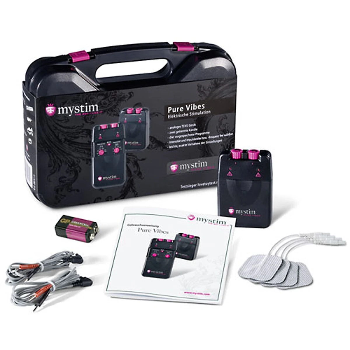 Mystim Pure Vibes Bedieningsunit analoge e-stim unit met draaiknop