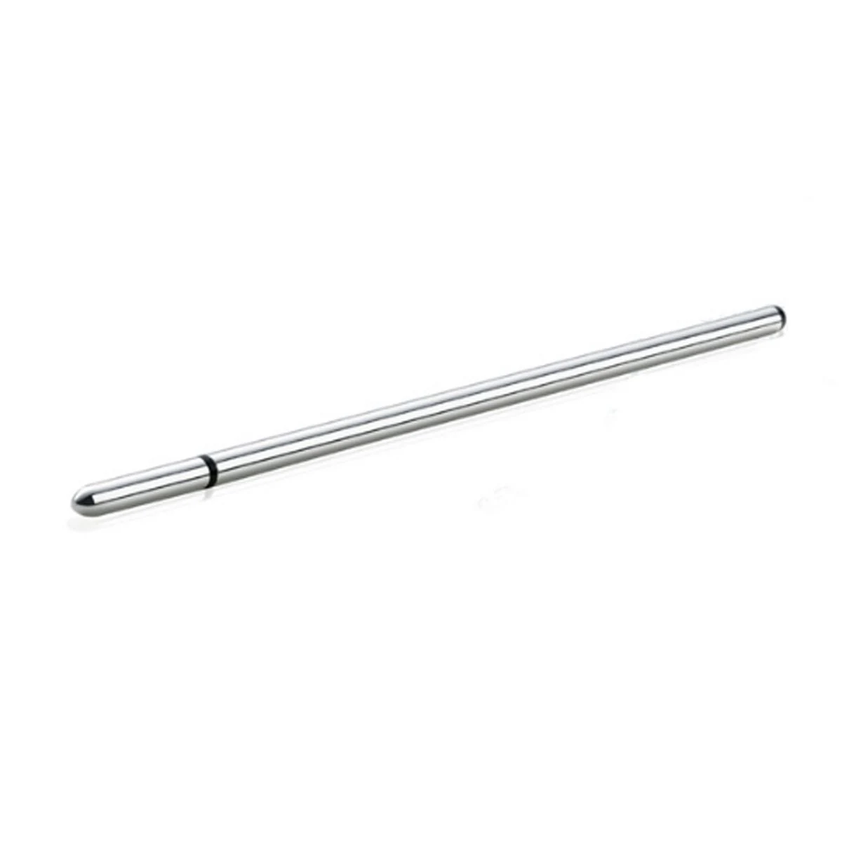 Mystim Thin Finn Dilator van aluminium, zilver, 8 mm dik en handgepolijst
