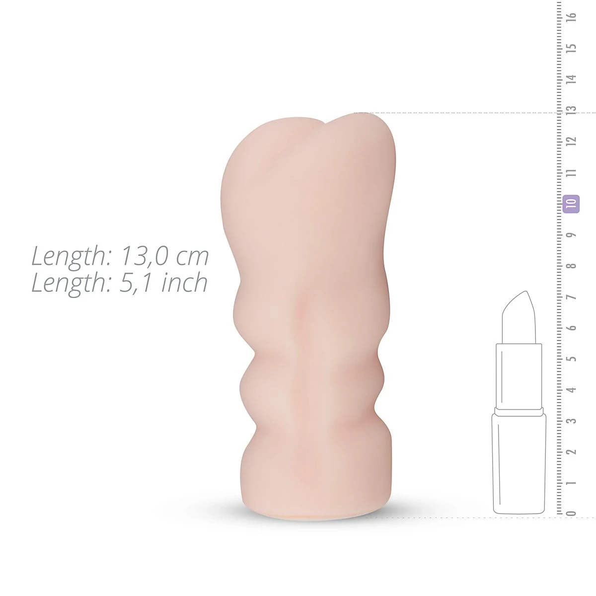 Nicole Adams Masturbator, flexibel en rekbaar sleeve masturbator