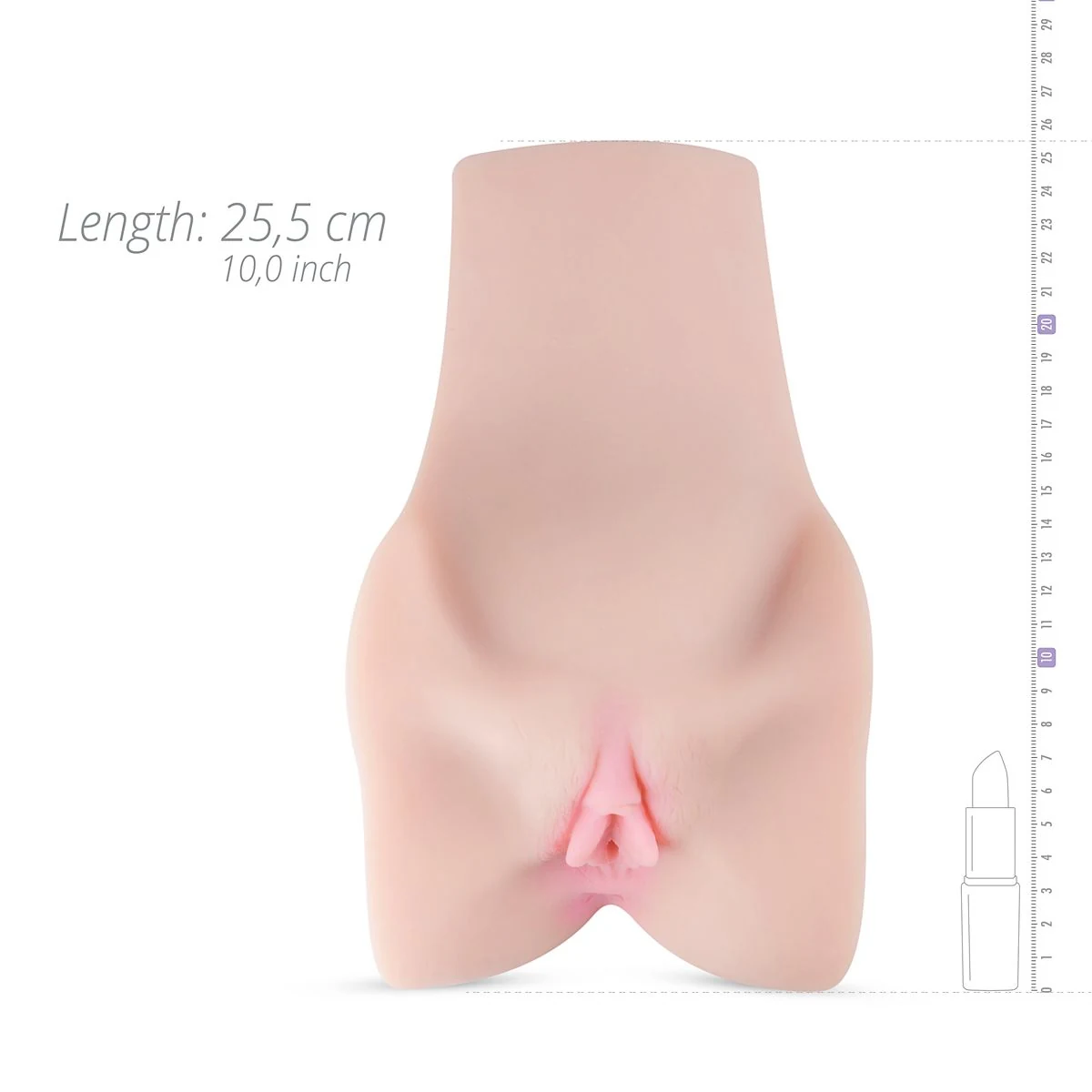 Waterproof Nina Fox Mega Masturbator, geschikt voor glijmiddel op waterbasis