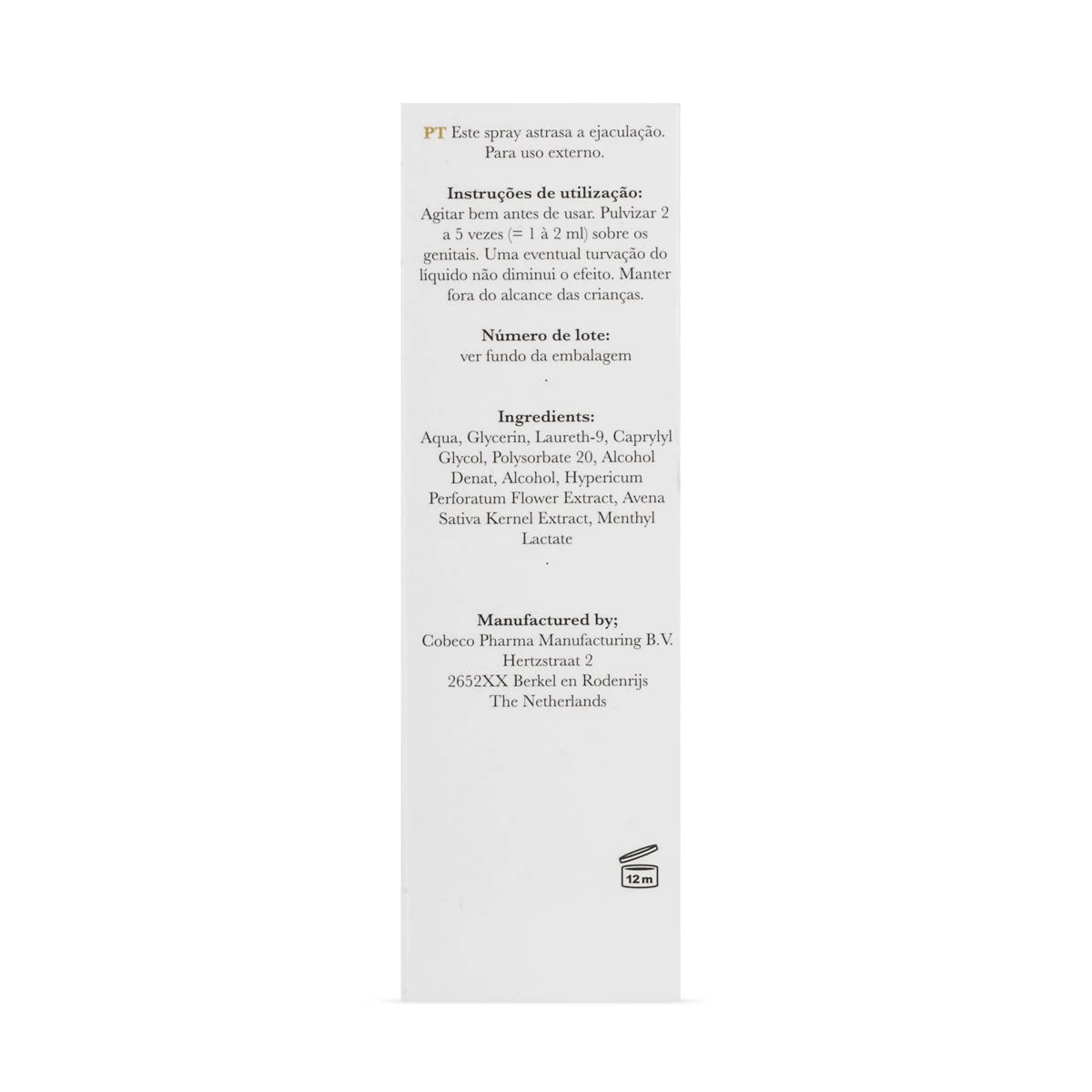 Orgasme Vertragende Spray Stud Delay Spray in handige sprayflacon