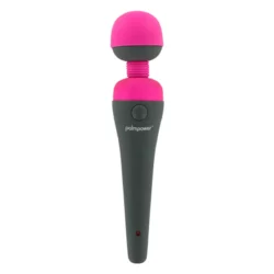 Palm Power Jenga Stimulator Wand roze met pushbutton bediening