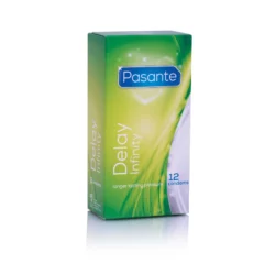 Pasante Delay Condooms - 12 stuks met vertragend glijmiddel