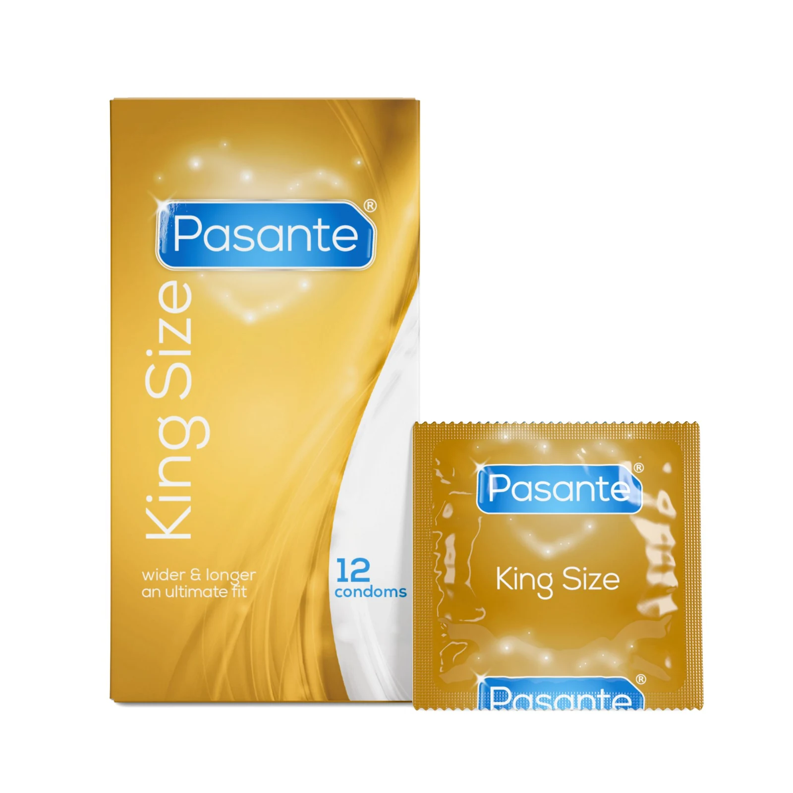 Pasante King Size condooms van natuurlijk rubberlatex met reservoir