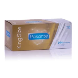 Pasante King Size Condooms - 144 stuks, groter en glad condoom met extra glijmiddel