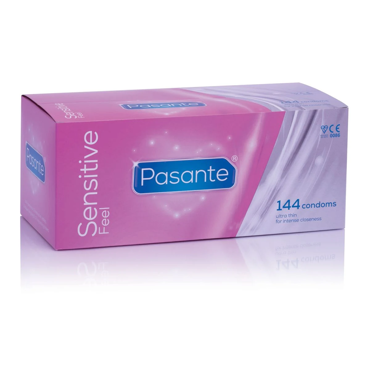 Pasante Sensitive Feel Condooms - 144 stuks, ultra dunne latex condooms