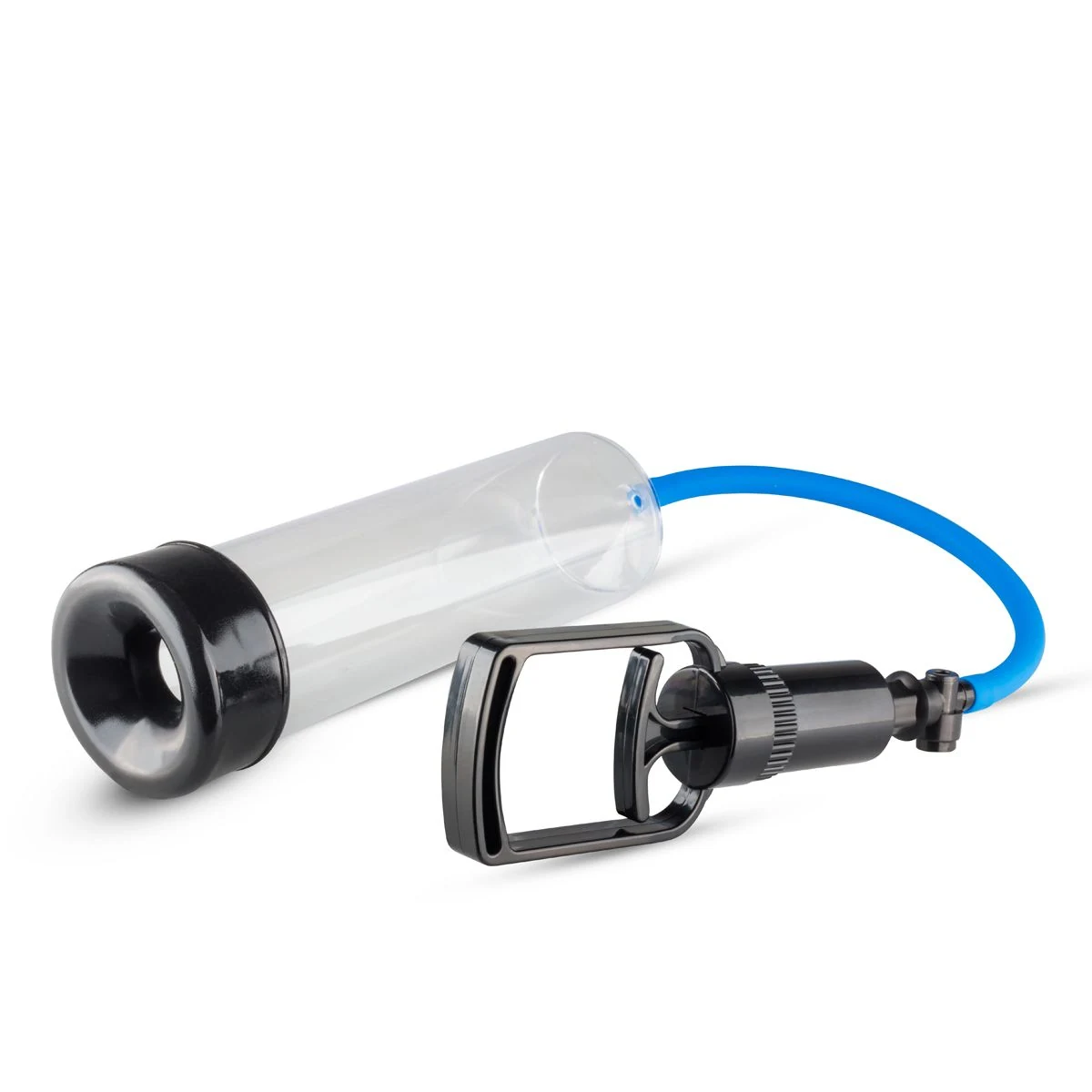 Penispomp met grippomp voor penisstimulatie