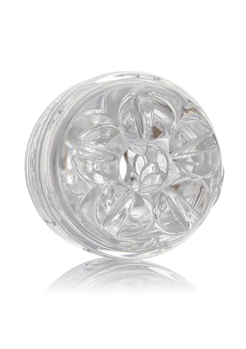 Quickshot Vantage Fleshlight transparant met SuperSkin materiaal