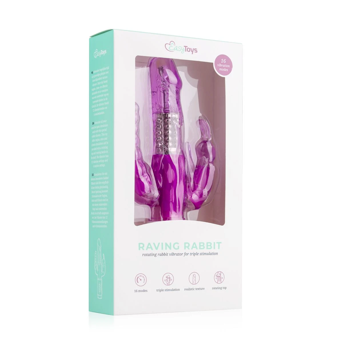 Raving Rabbit Vibrator Paars voor beginners
