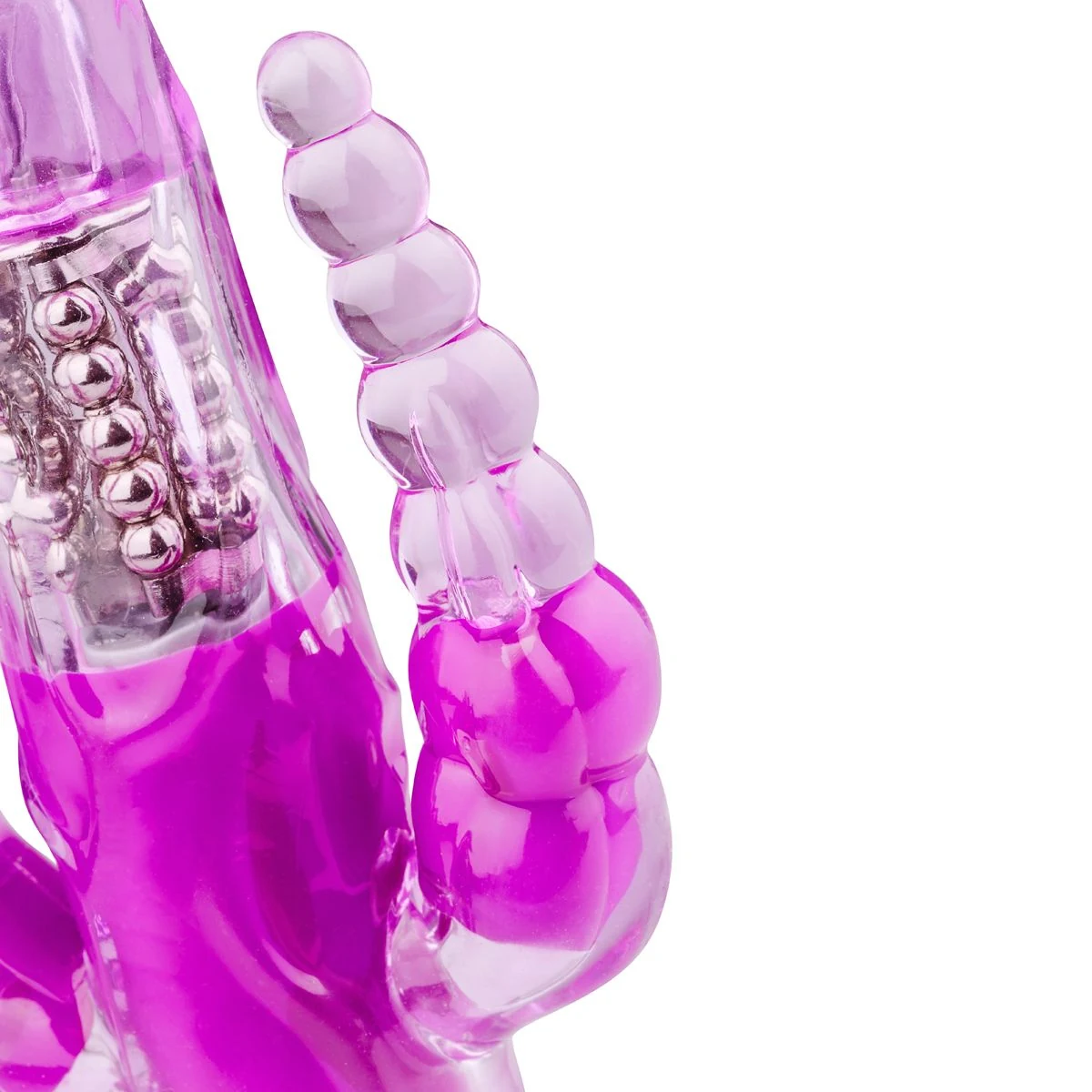Raving Rabbit Vibrator Paars met pushbutton bediening