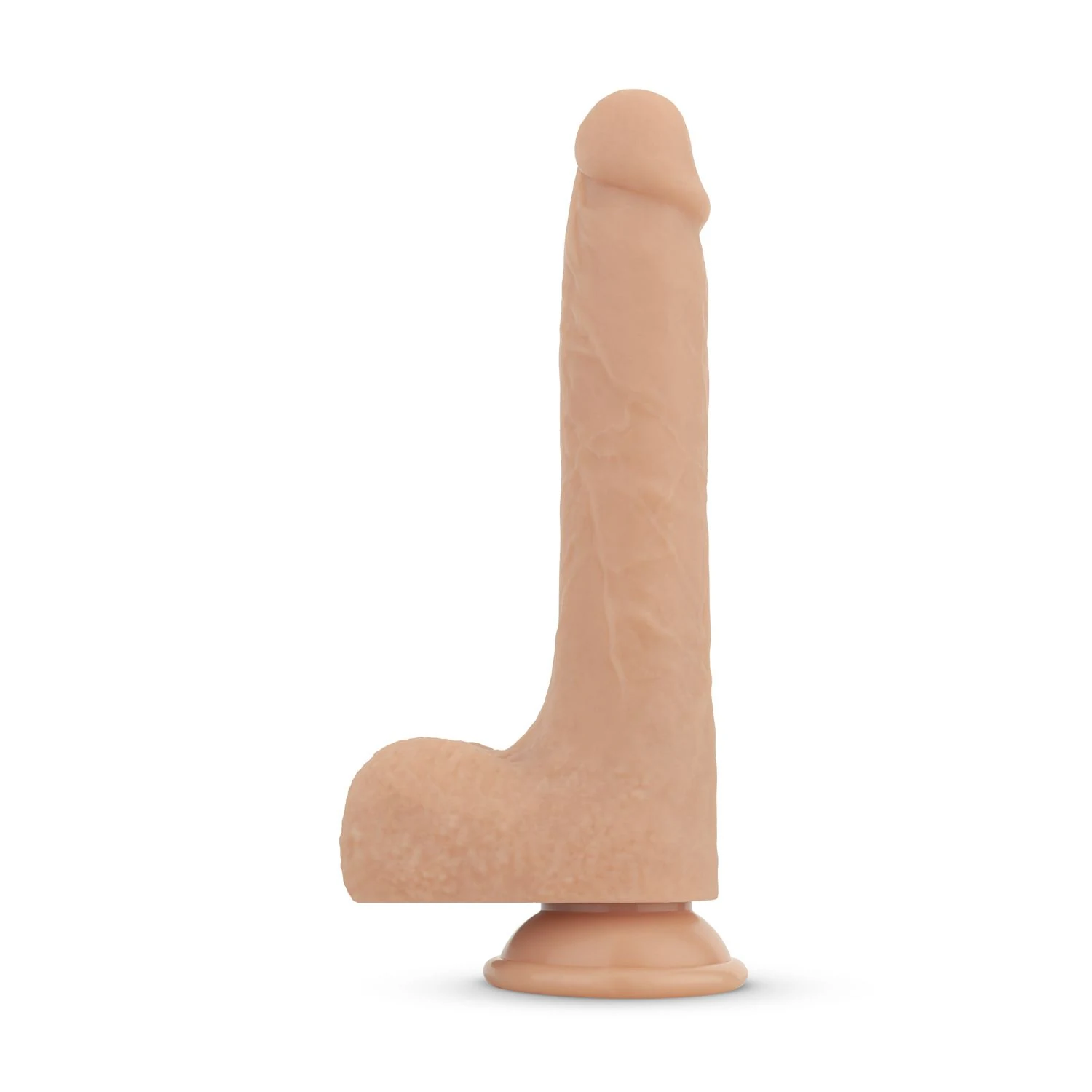 Beige Real Fantasy Bryce dildo met vibratie, warmte en stotende functies