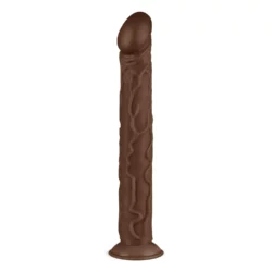 Real Fantasy David realistische dildo 35 cm van flexibel PVC met geaderde schacht