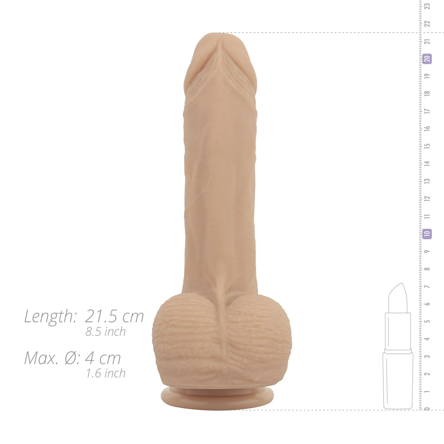 Real Fantasy Mason dildo USB-oplaadbaar voor vagina