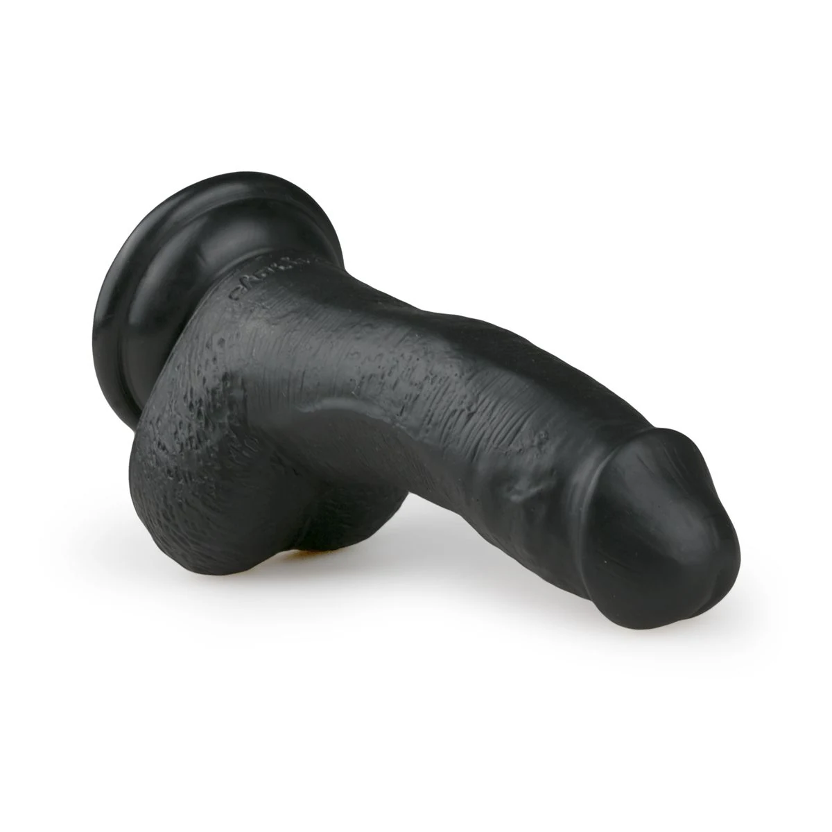 Realistische dildo met balzak, gevormde aders en ronde eikel