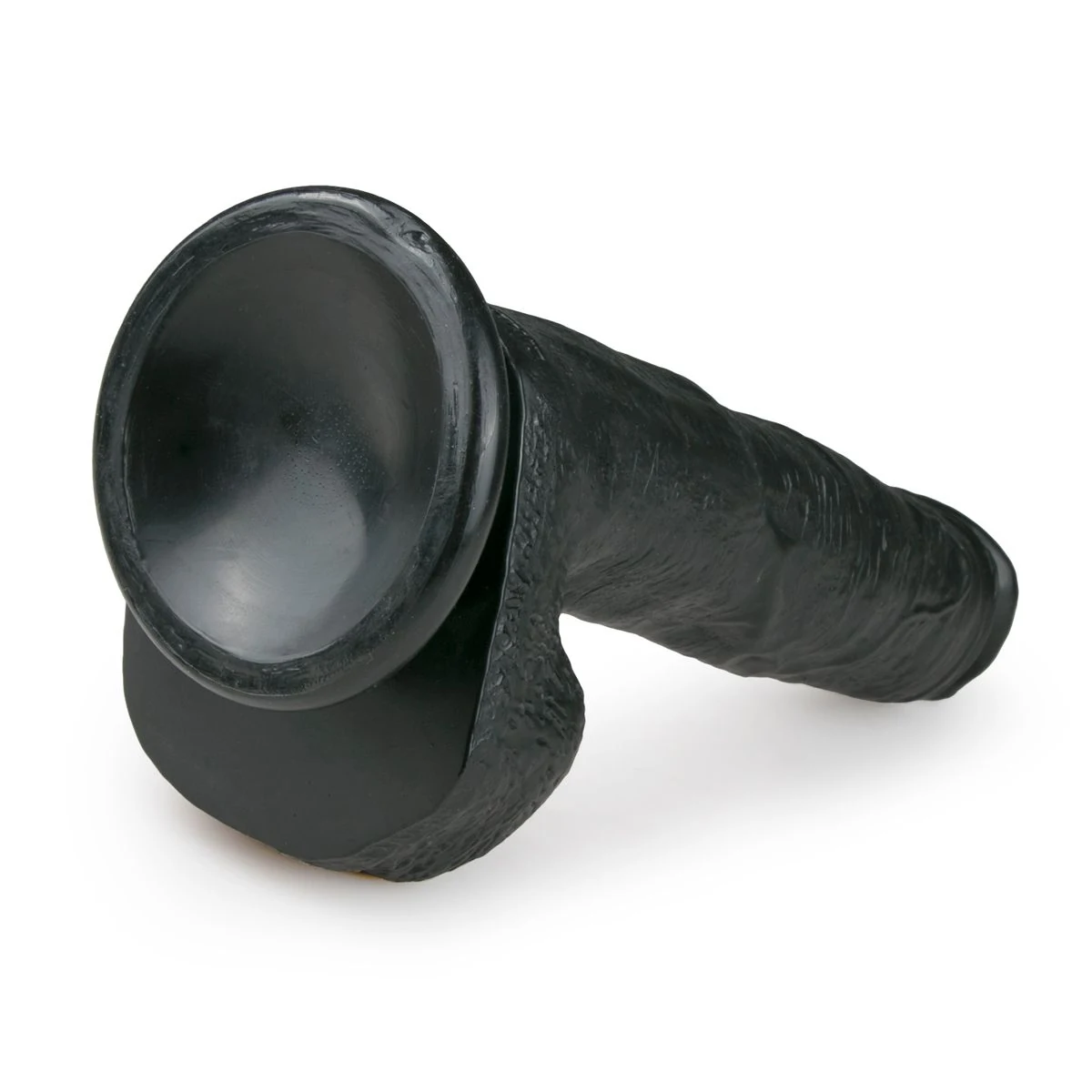 Flexibele PVC dildo met balzak en zuignap, geschikt voor strap-on