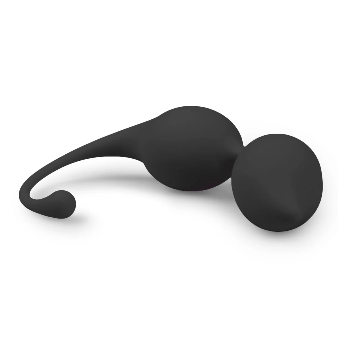 Zwarte ronde kegel balletjes voor bekkenbodemtraining, geschikt voor waterbasis glijmiddel