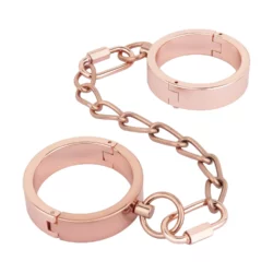Rosy Gold handboeien in roségoud met sterke metalen constructie