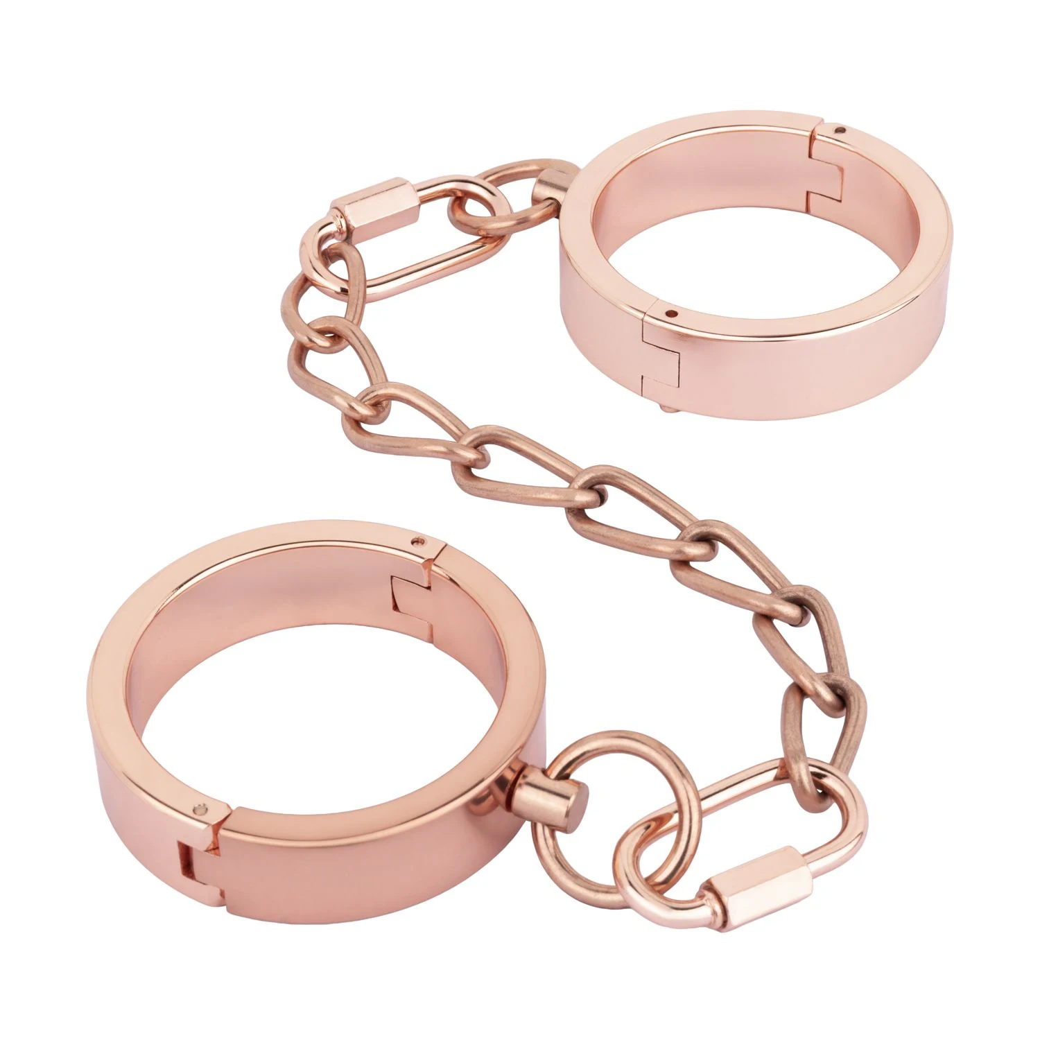 Rosy Gold handboeien in roségoud met sterke metalen constructie