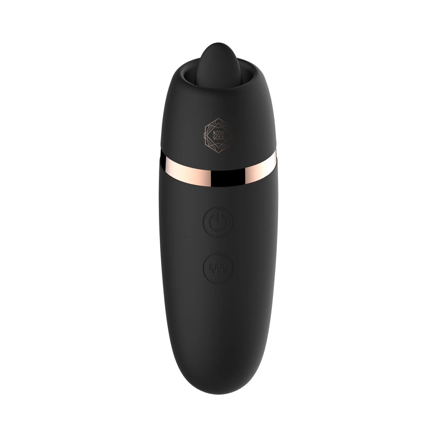 Rosy Gold stimulator met compacte ergonomische vorm
