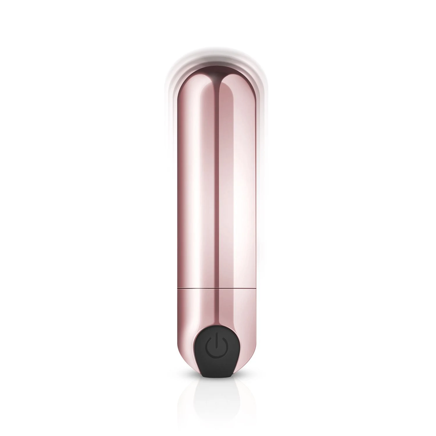 Rosy Gold bullet vibrator in goud en roze, compact mini formaat
