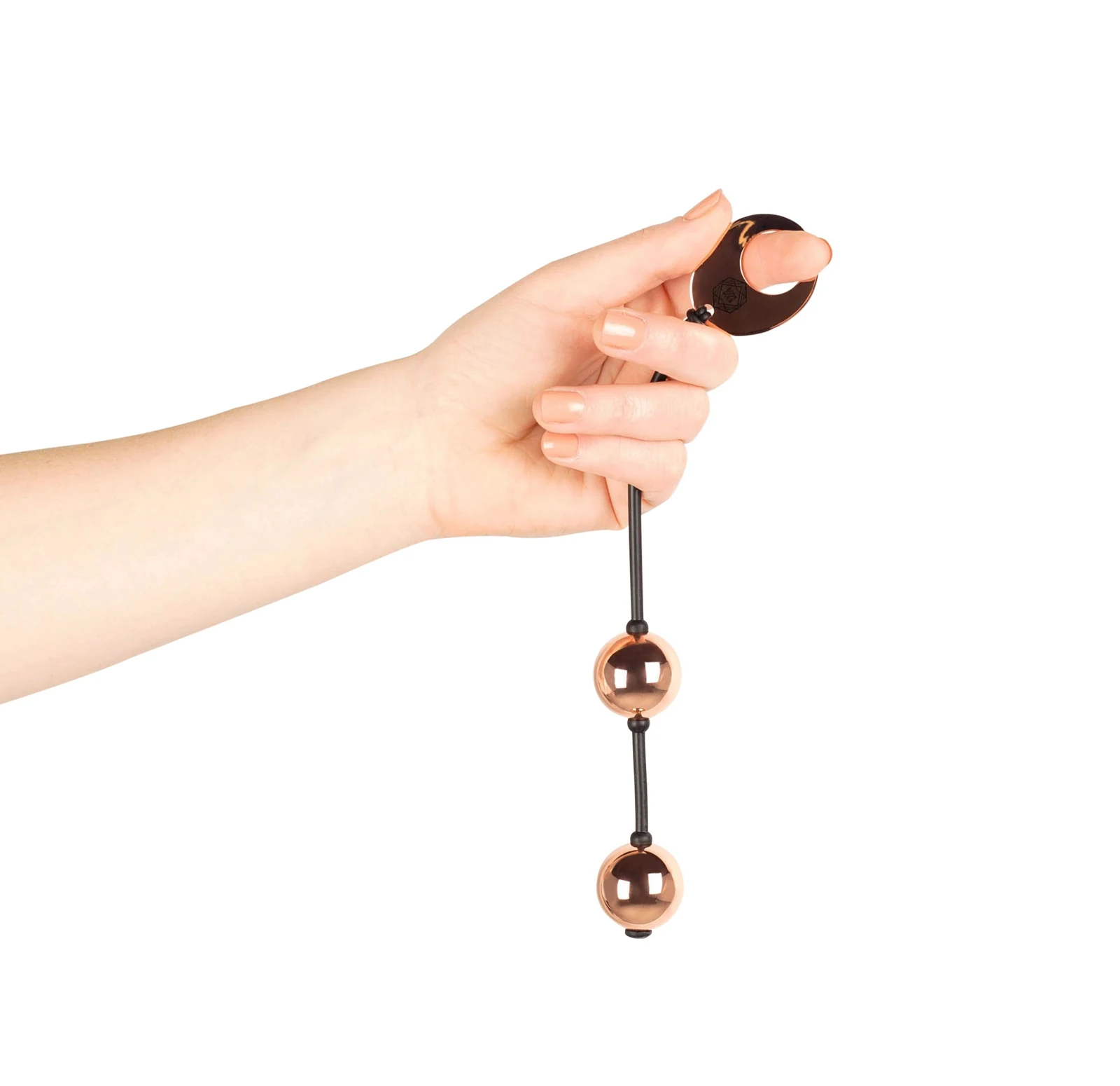 Rosy Gold roze kegel balls voor vagina, maximale diameter 28 mm