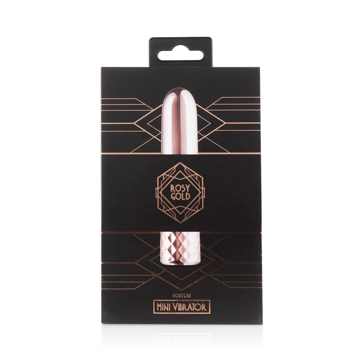 Rosy Gold Nouveau Mini Vibrator van ABS met glad materiaal