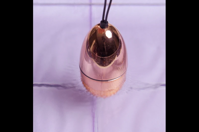 Rosy Gold Nouveau Vibrating Egg met 10 vibratiestanden