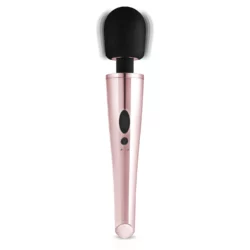 Rosy Gold Nouveau Wand Massager in zwart en roze
