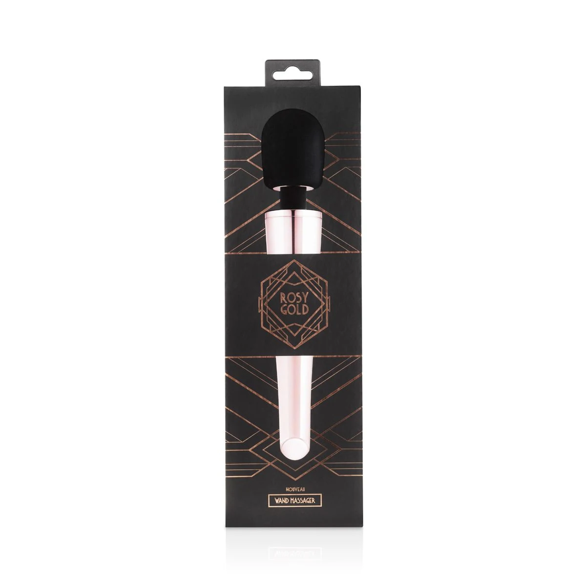 Rosy Gold Nouveau Wand Massager met variabele vibratiestanden