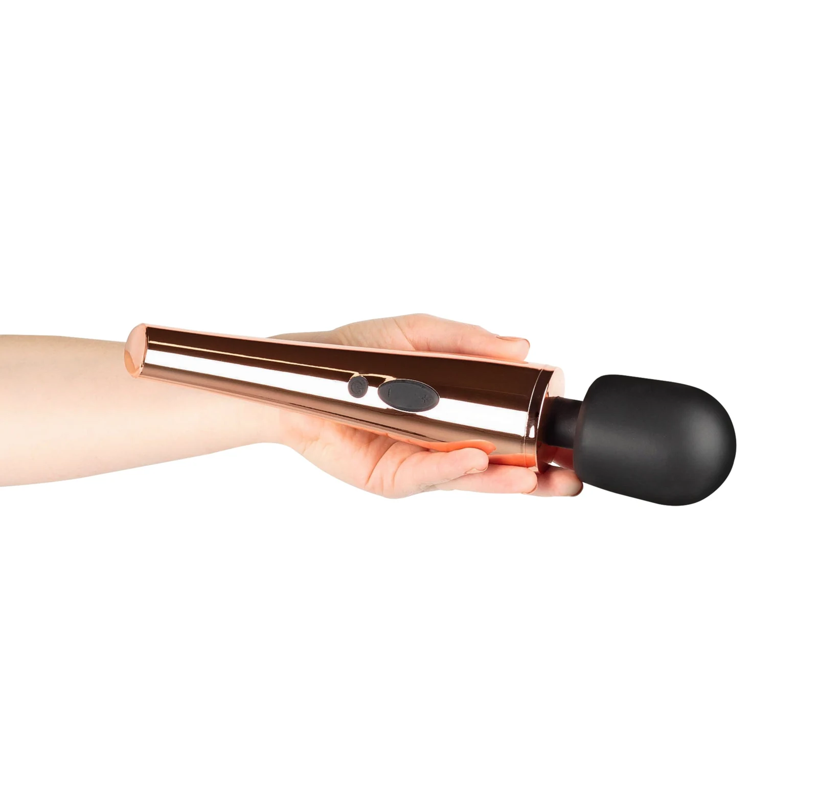 Rosy Gold Nouveau Wand Massager met pushbutton bediening
