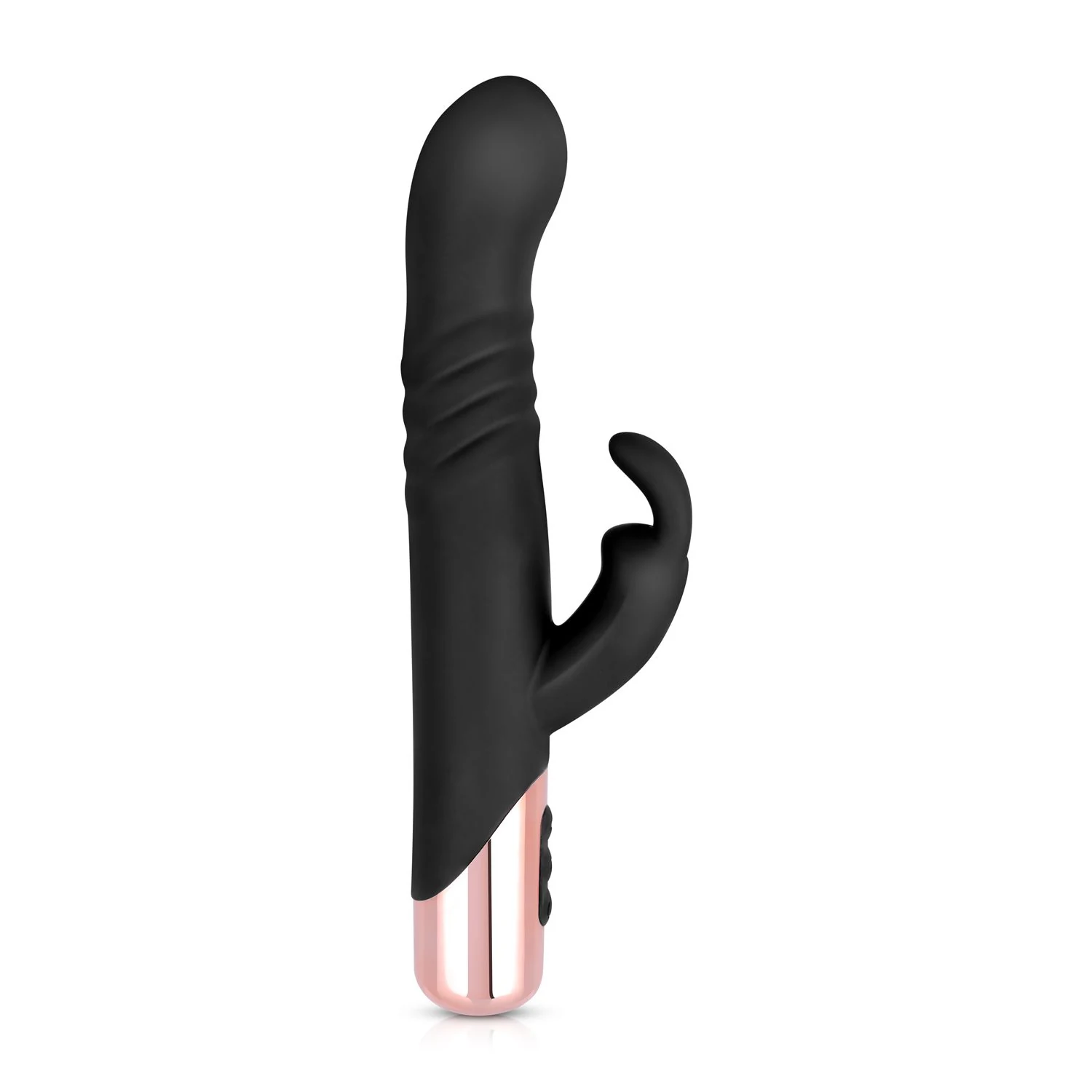 Rosy Gold Rabbit Vibrator met rabbit-gedeelte voor clitorisstimulatie