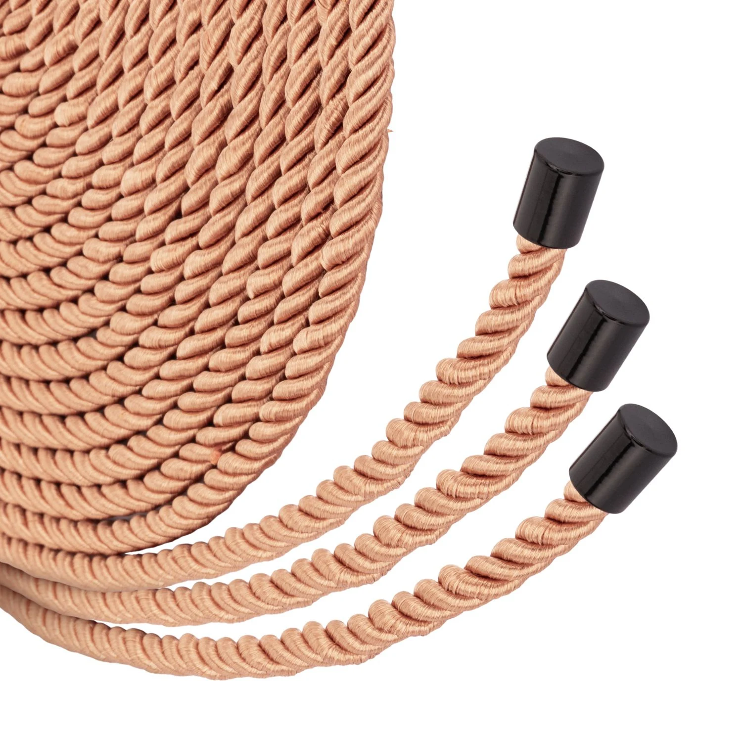 Rosy Gold Rope Set met zijdeachtige vezels en zachte aanraking