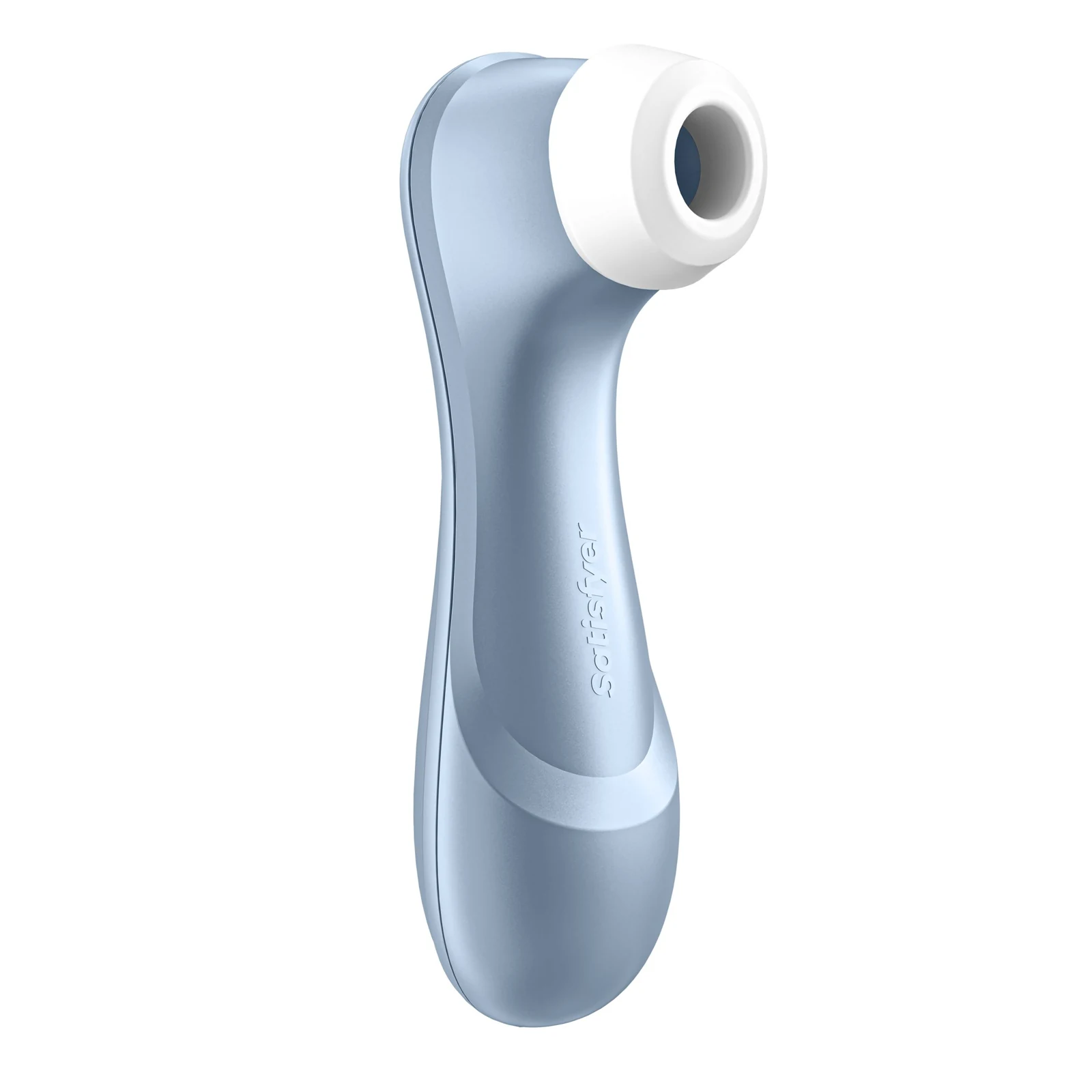 Satisfyer Pro 2 Generation 2 blauw luchtdruk vibrator met siliconen kapje