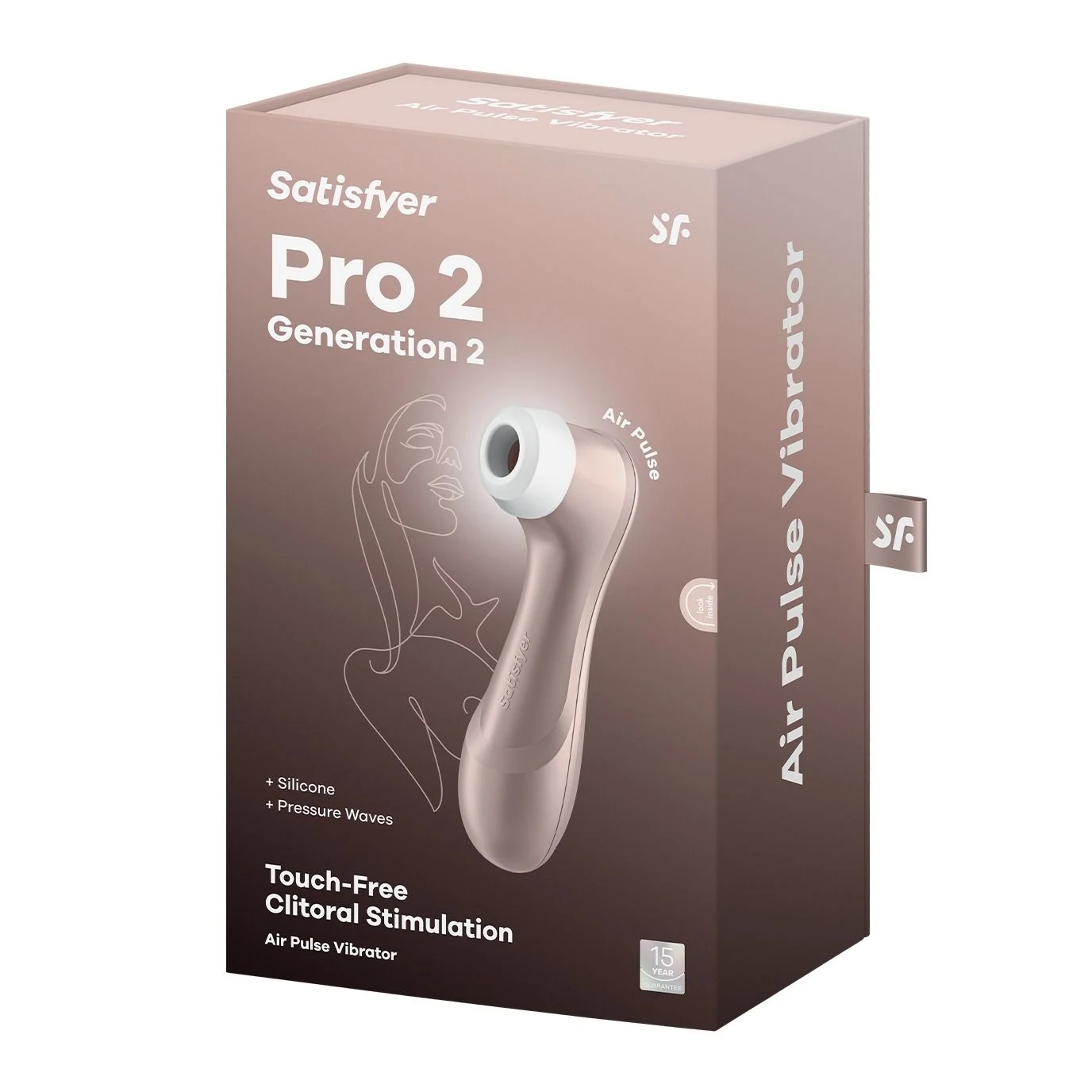 Satisfyer Pro 2 Generation 2 van Satisfyer, kleur goud, SKU STF002