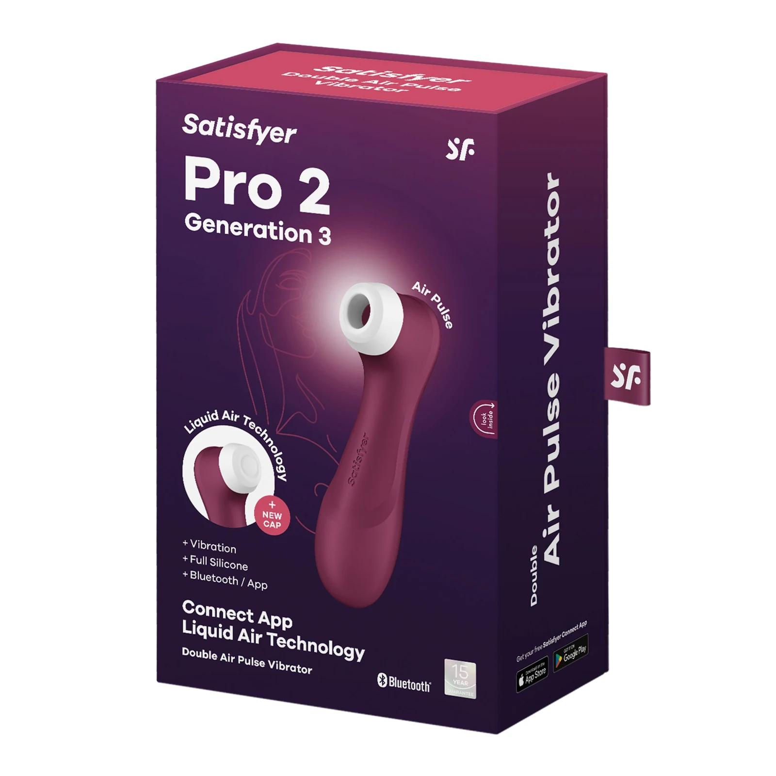 Satisfyer Pro 2 Generation 3 met vibraties en 2 motoren