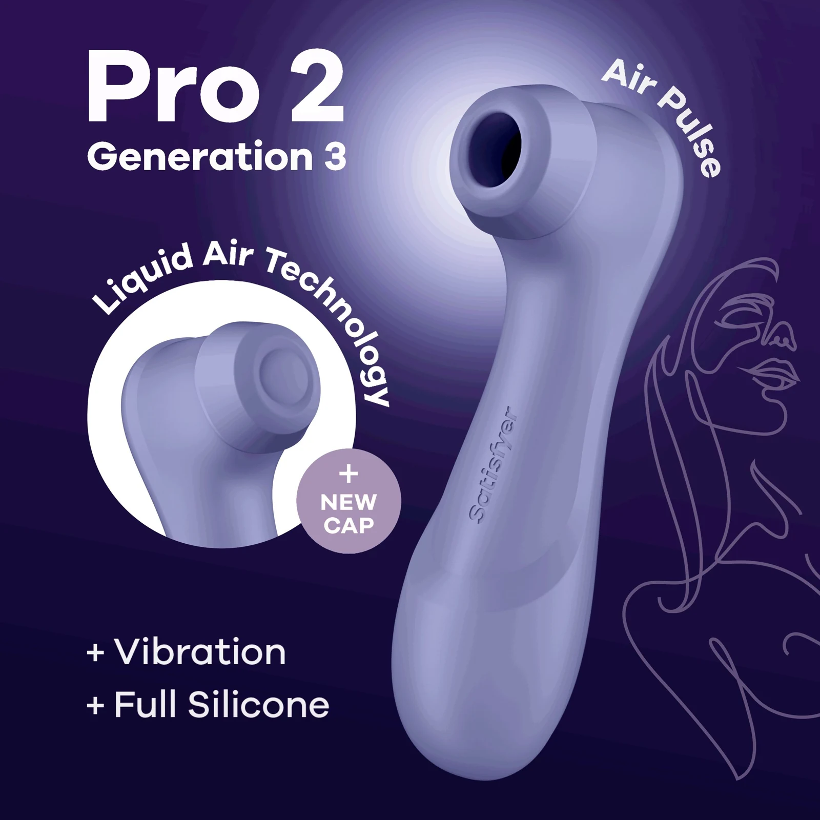 Satisfyer Pro 2 Generation 3 voor clitorisstimulatie
