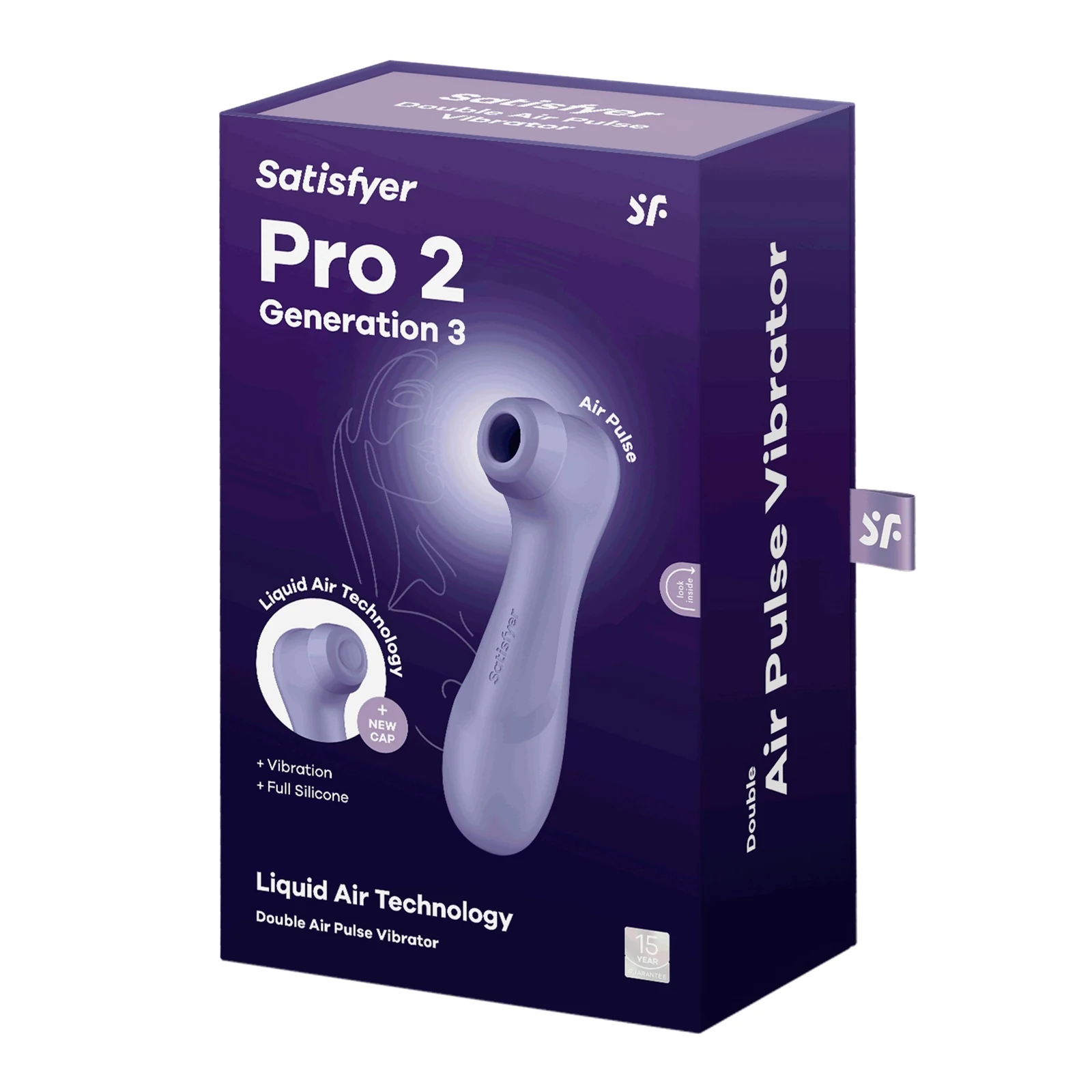 Satisfyer Pro 2 Generation 3 lila met Soft Touch siliconen