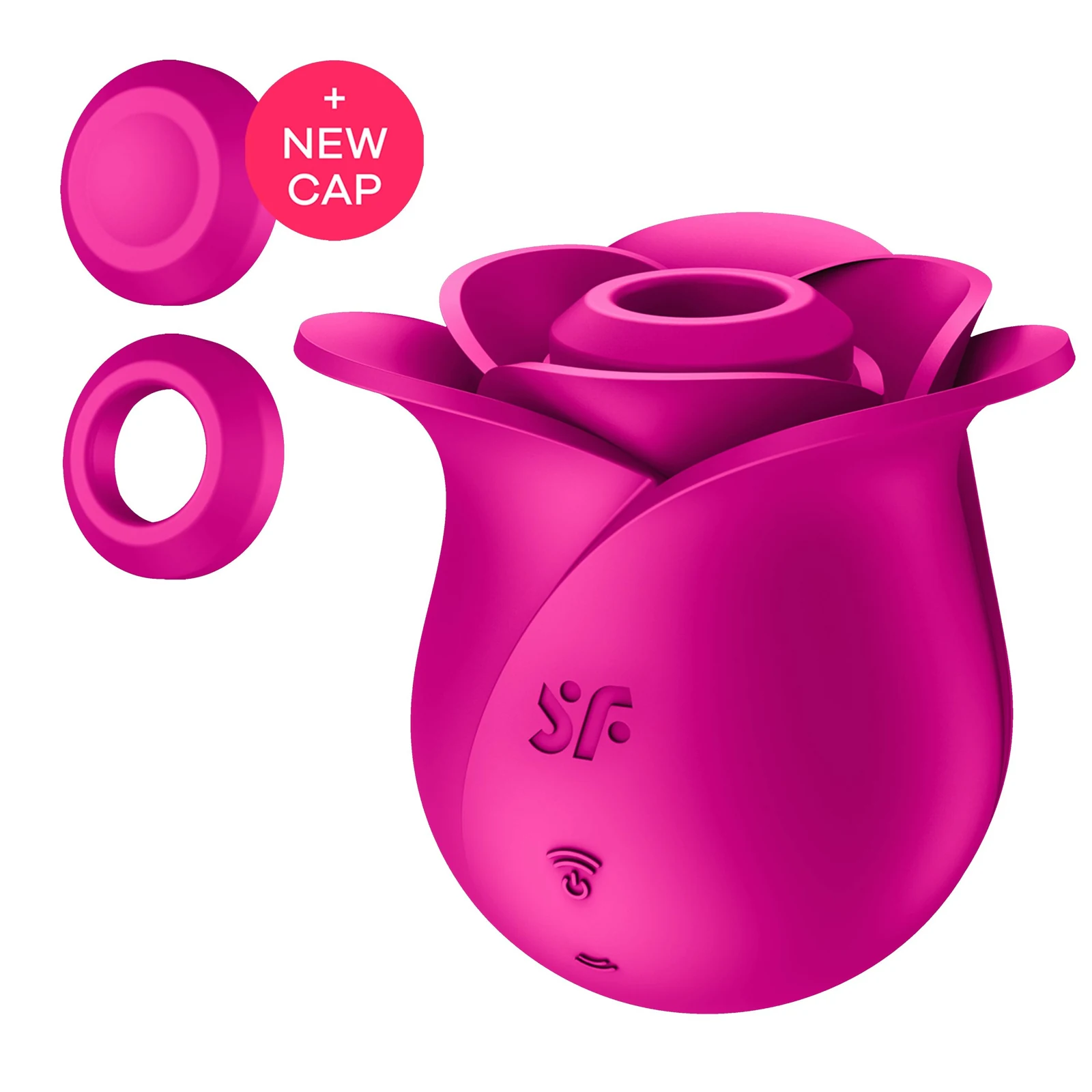 Satisfyer Pro 2 Modern Blossom met twee siliconen kapjes