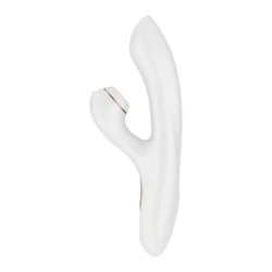 Satisfyer Pro+ G-Spot Generation 2 Rabbit in wit siliconen met dubbele stimulatie