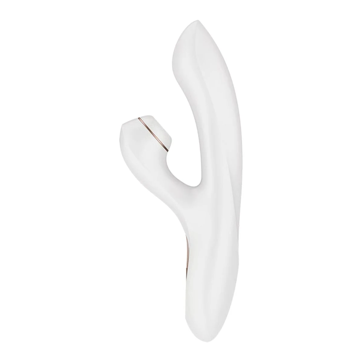 Satisfyer Pro+ G-Spot Generation 2 Rabbit in wit siliconen met dubbele stimulatie