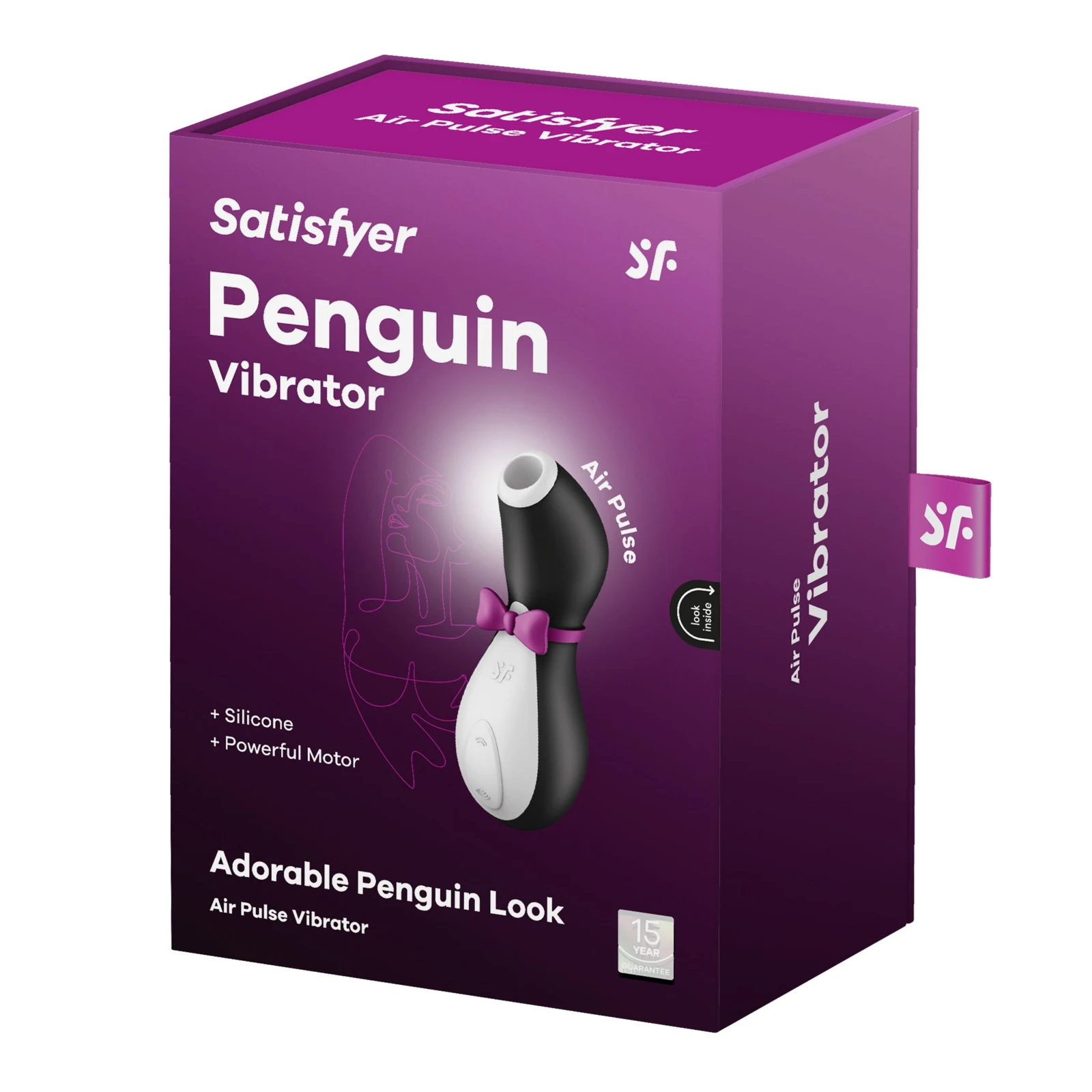 Satisfyer Pro Penguin Next Generation met verwijderbaar mondje en strikje