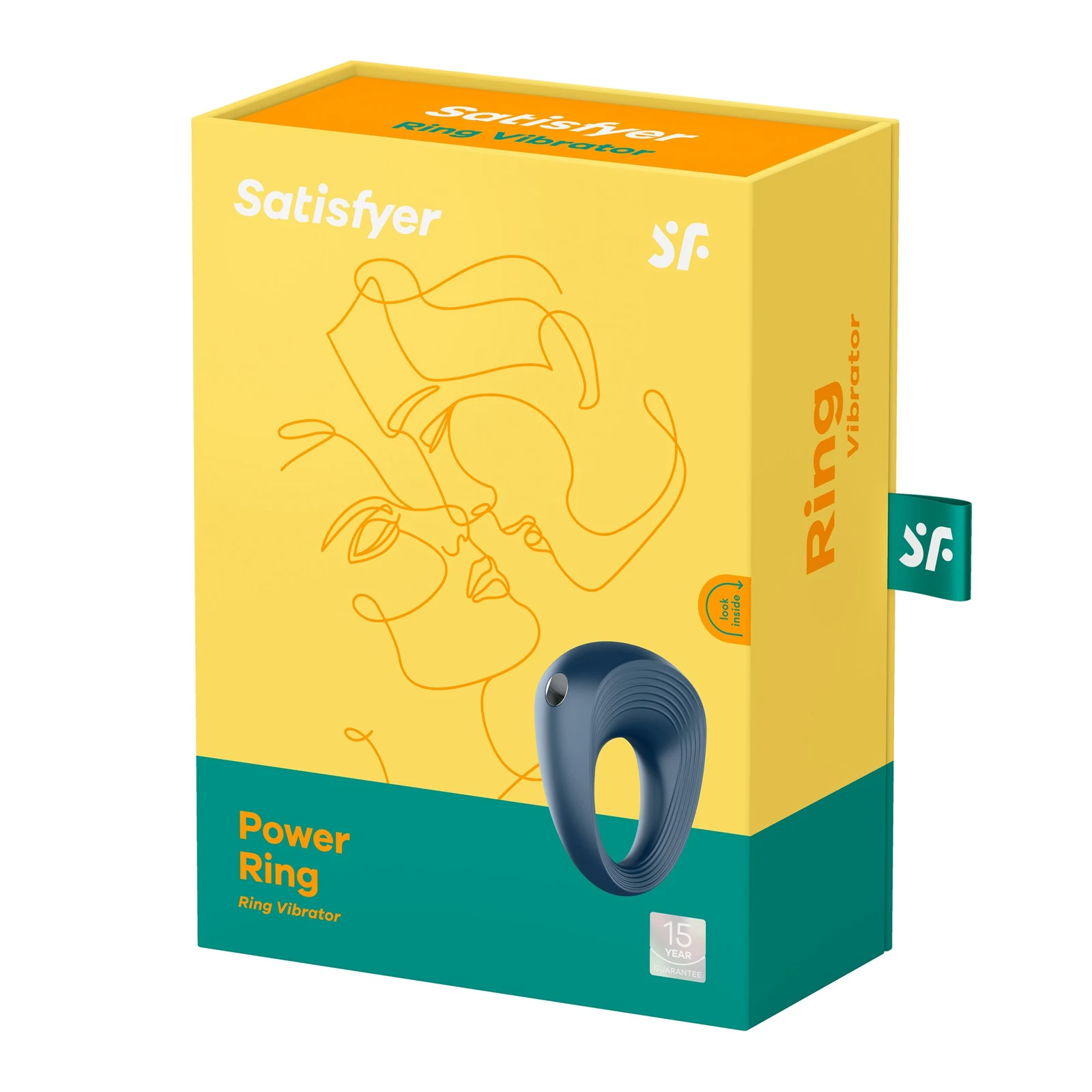 Satisfyer Rings 2 cockring blauw voor stimulatie van penis en clitoris