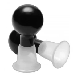 See-Thru Nipple Boosters tepelzuigers van transparant TPE met pompje