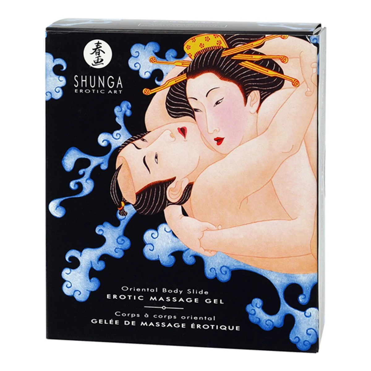 Shunga Massage Gel Aardbei & Champagne unisex massage cadeauset