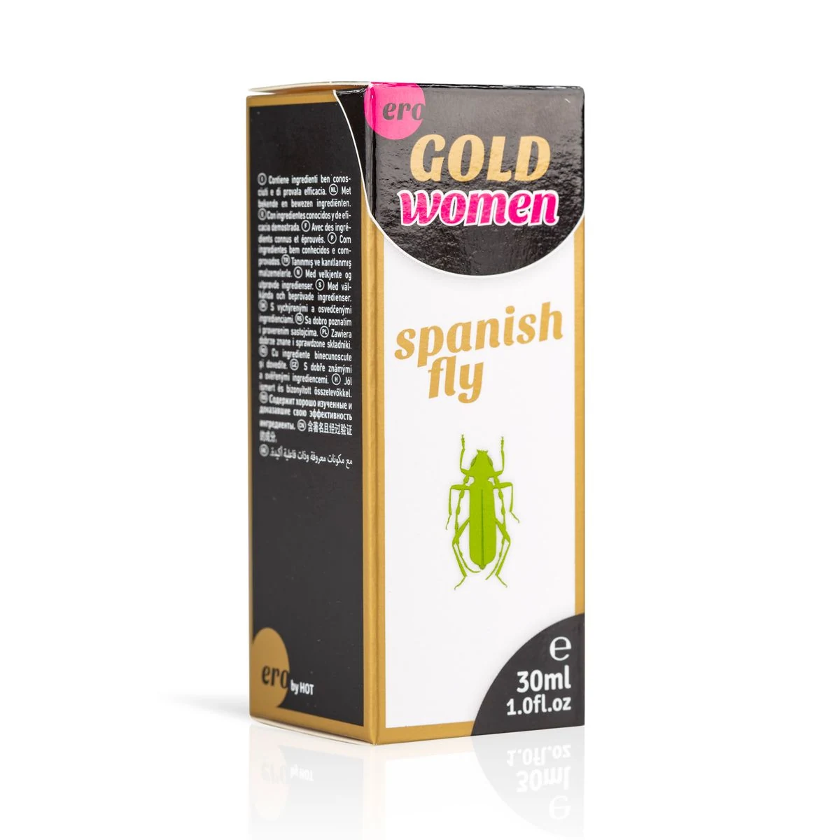 Spanish Fly lustopwekker voor vrouwen met water, ethanol en ascorbinezuur