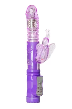 Stotende butterfly vibrator paars van Easytoys Vibe Collection