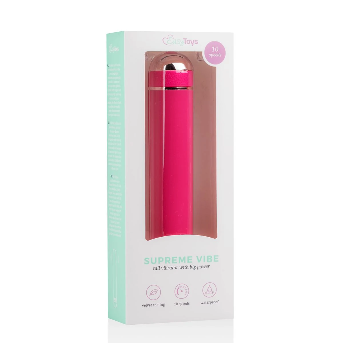 Supreme Vibe Vibrator Roze unisex sextoy met maximale diameter 28 mm