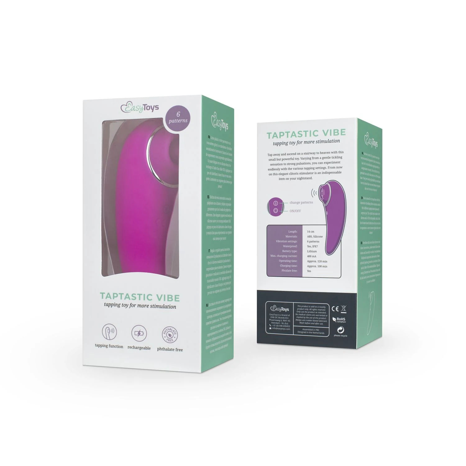 Taptastic Vibe Clitoris Stimulator met clitorisstimulatie